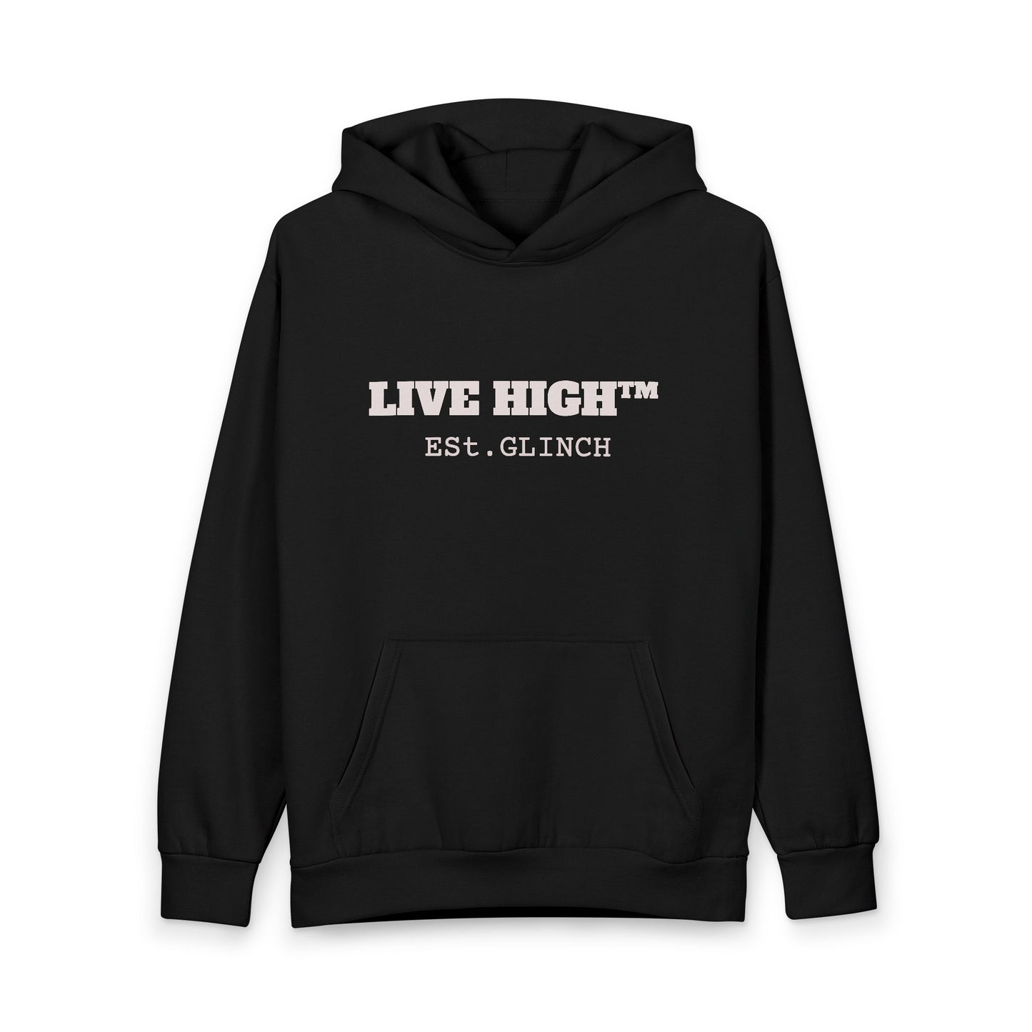 Live High™ Hoodie | Minimal Streetwear by GLINCH